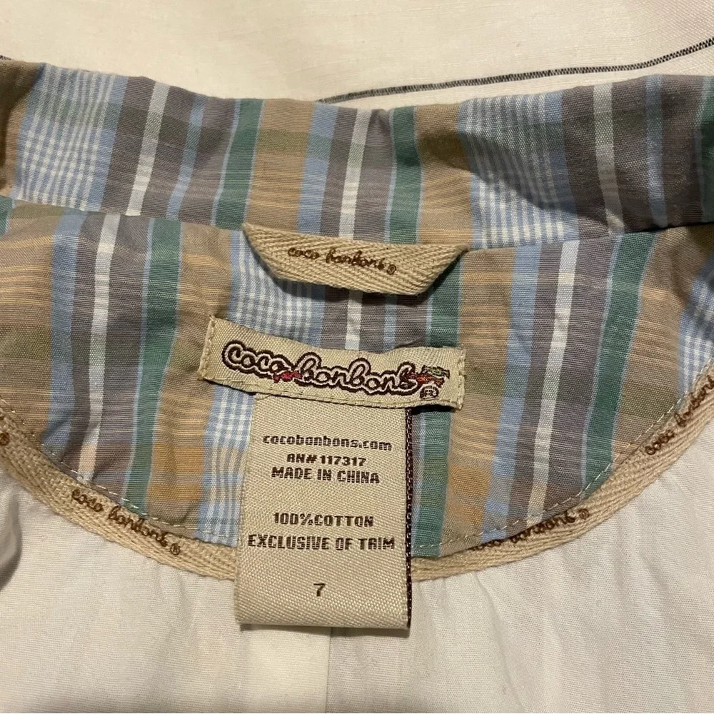 Coco Bonbons Boys Plaid Blazer
